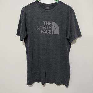 The North Face Mens Logo Heather Gray T Shirt